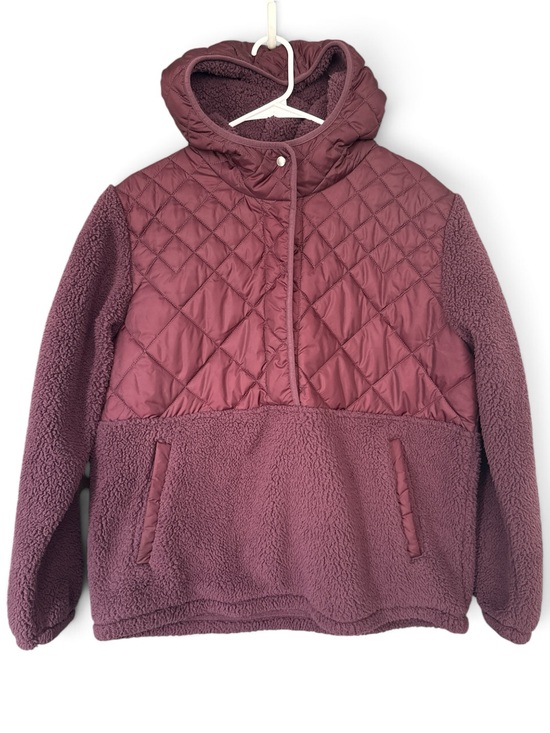 Columbia Jackets & Blazers - Columbia Quilted & Sherpa Pullover Hoodie - Mauve Women’s Large